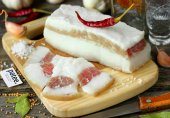 Сало в чесночном маринаде