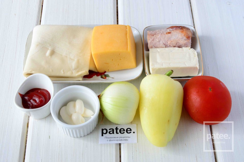 Пицца с копченой свиной грудкой - Шаг 1