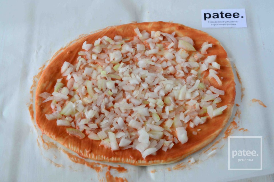 Пицца с копченой свиной грудкой - Шаг 5