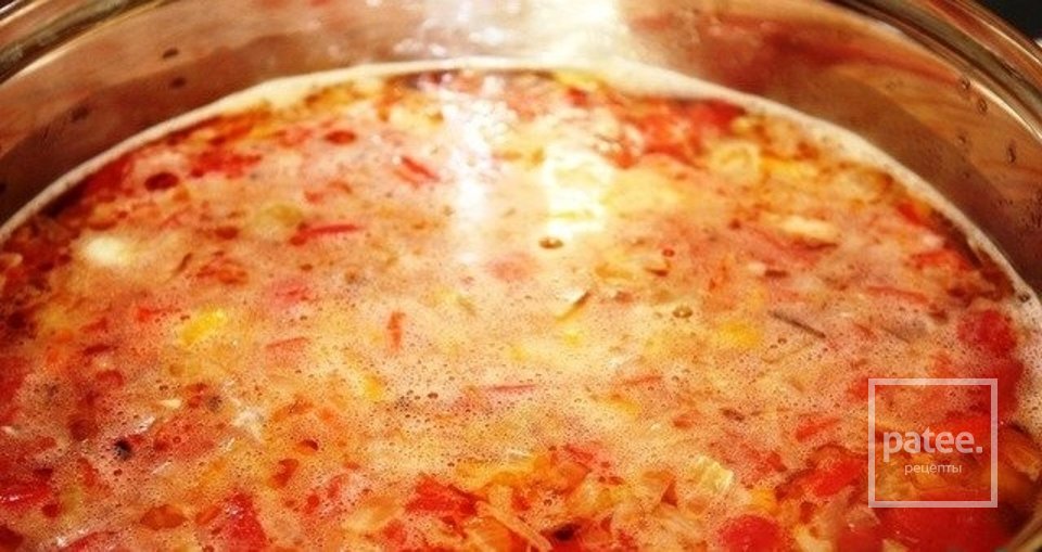 Итальянский суп с сосисками - Шаг 3