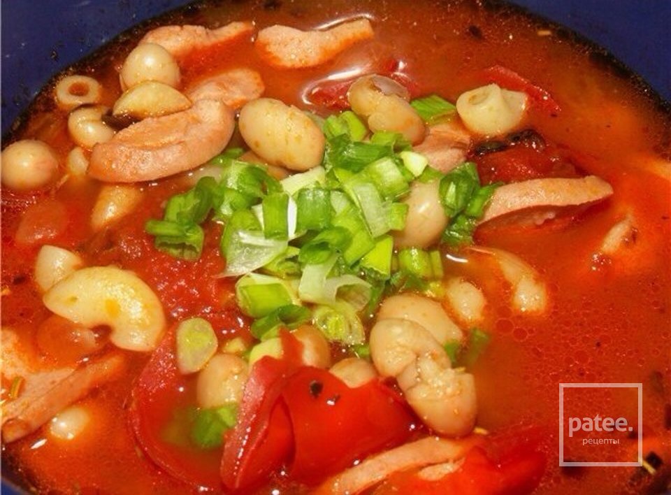 Итальянский суп с сосисками - Шаг 4