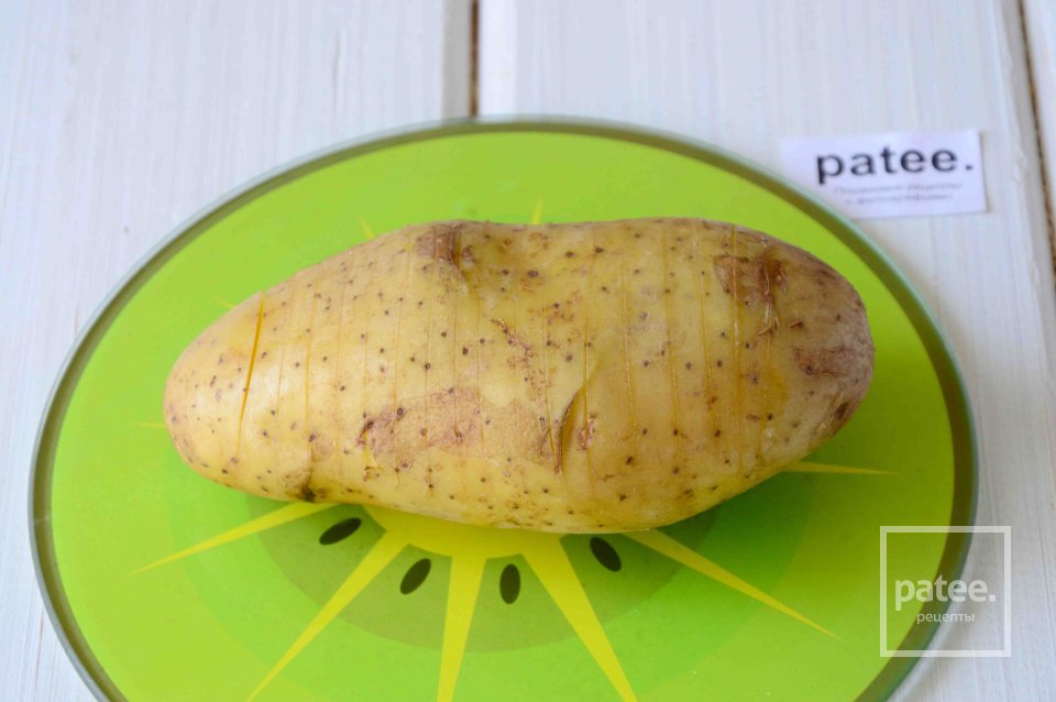 Запеченная картошка с сыром - Шаг 2
