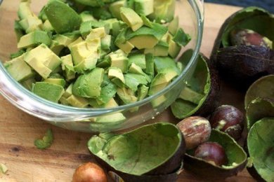 Соус гуакамоле (из авокадо) - приготовление