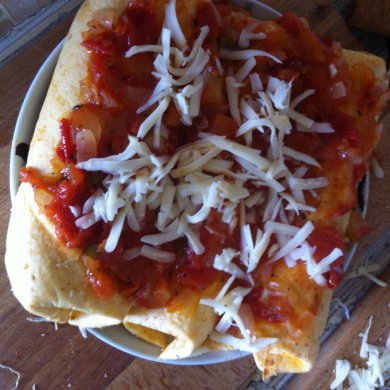 Энчиладас с курицей с соусом "сальса" - Шаг 10