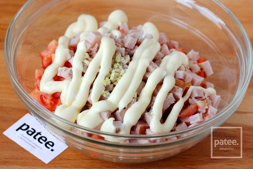 Салат Хрустик с ветчиной и сухариками - Шаг 11