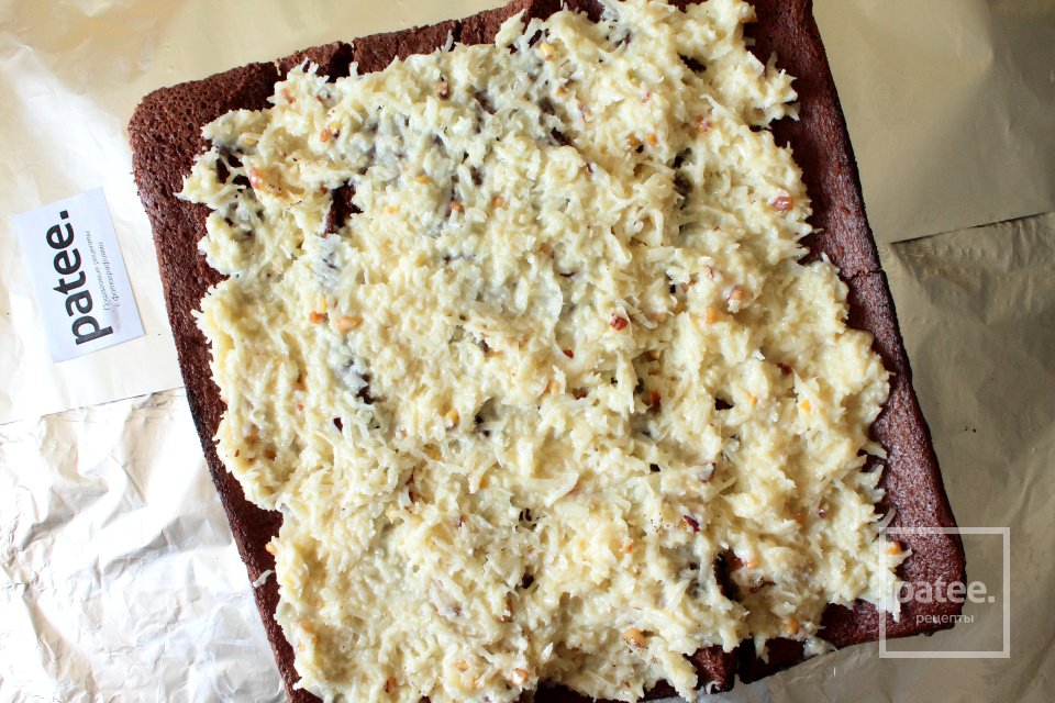 Шоколадно-пудинговый рулет - Шаг 11