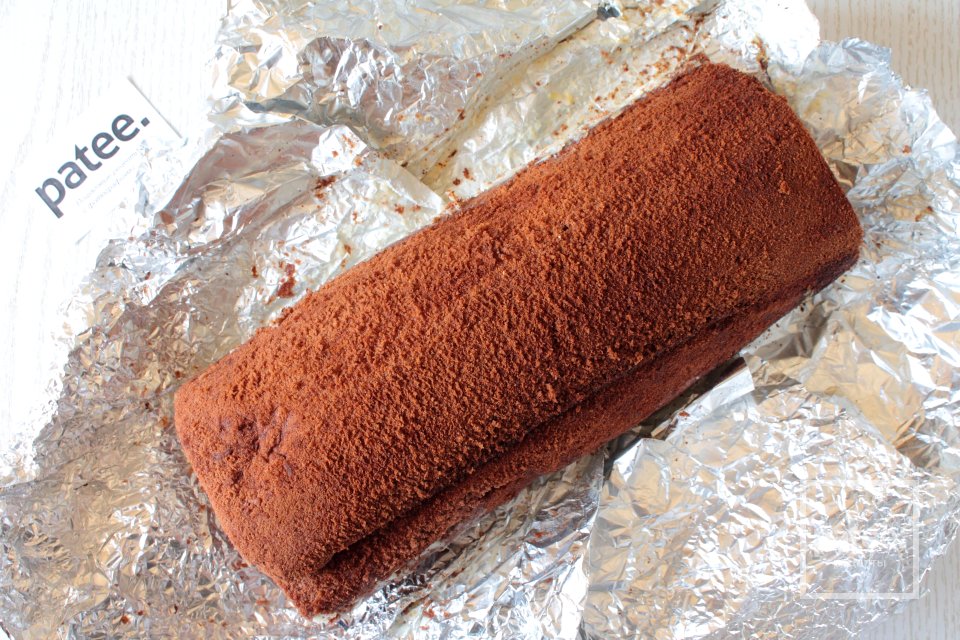 Шоколадно-пудинговый рулет - Шаг 12