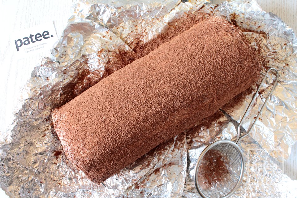 Шоколадно-пудинговый рулет - Шаг 13