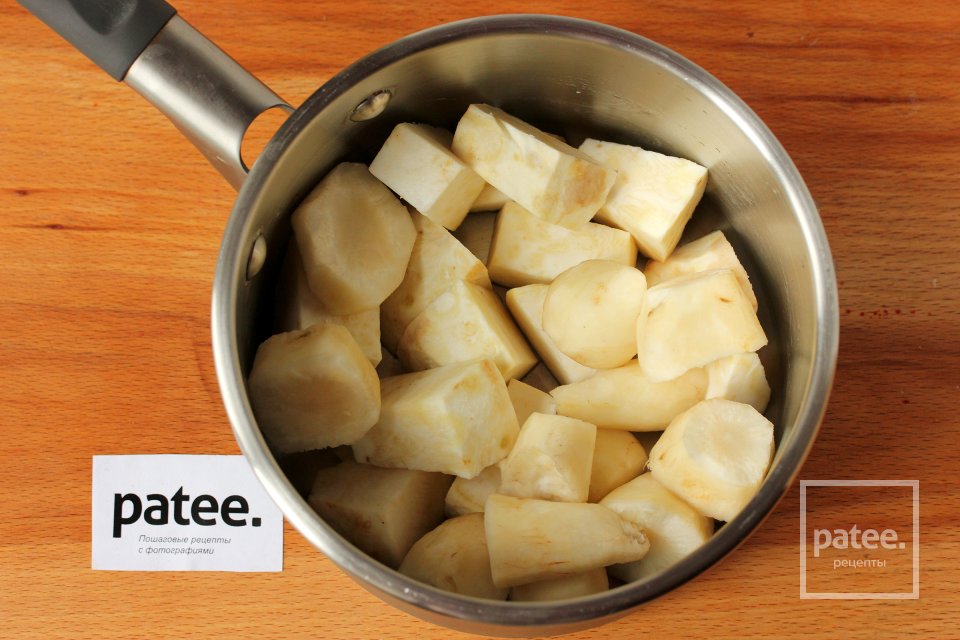 Пюре из топинамбура и сельдерея - Шаг 4