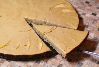 Овсяный пирог с бананом