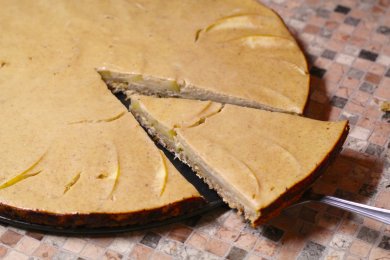 Рецепт Овсяный пирог с бананом