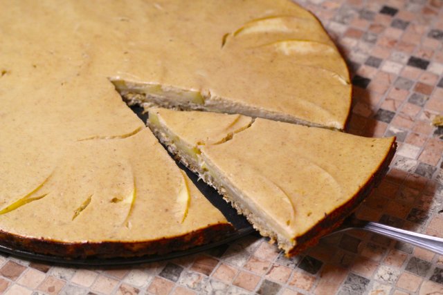 Овсяный пирог с бананом