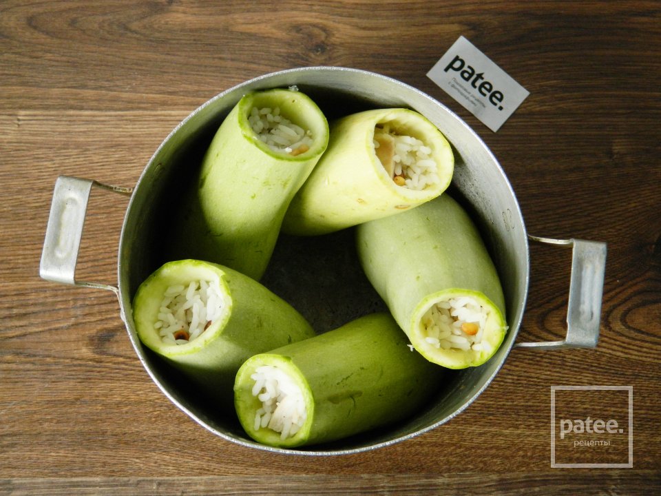 Фаршированные кабачки с фаршем по-ливански - Шаг 11