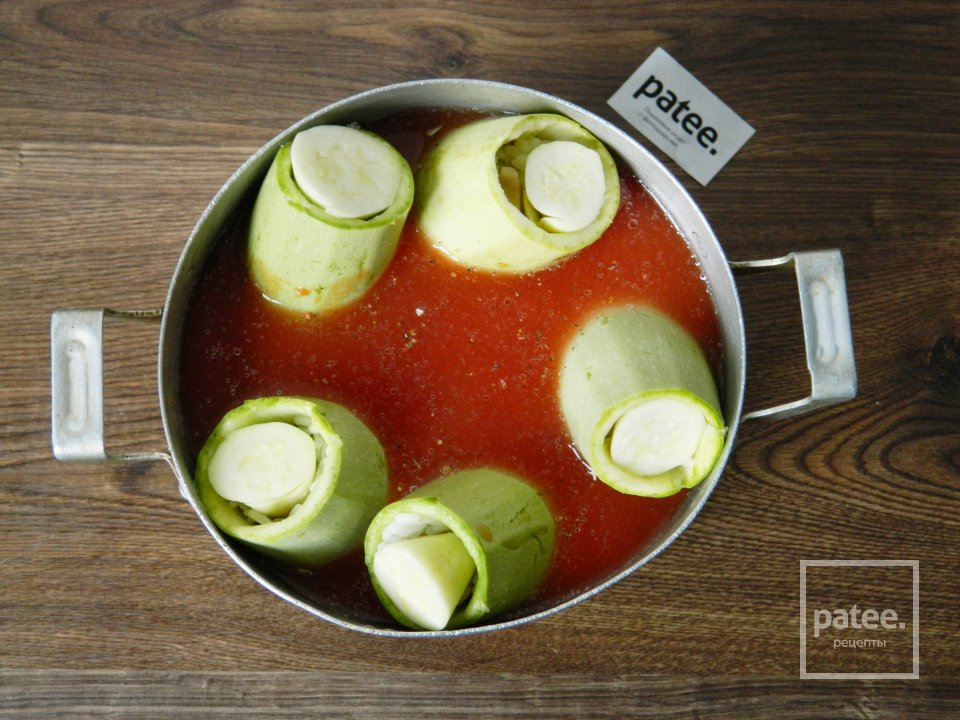 Фаршированные кабачки с фаршем по-ливански - Шаг 12