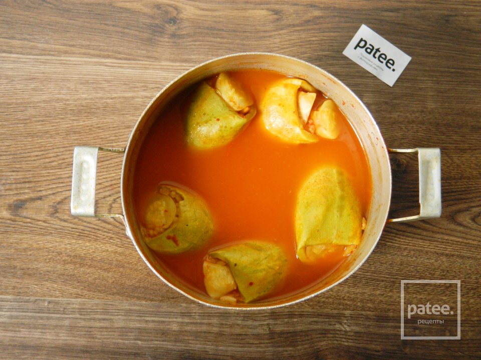 Фаршированные кабачки с фаршем по-ливански - Шаг 13