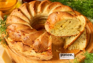 Сырный кекс с укропом