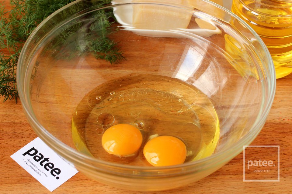 Сырный кекс с укропом - Шаг 2