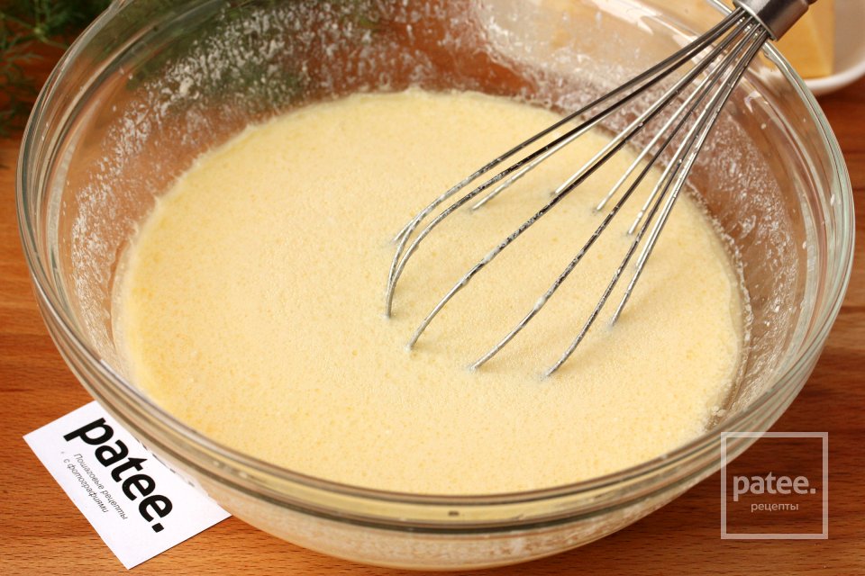 Сырный кекс с укропом - Шаг 4