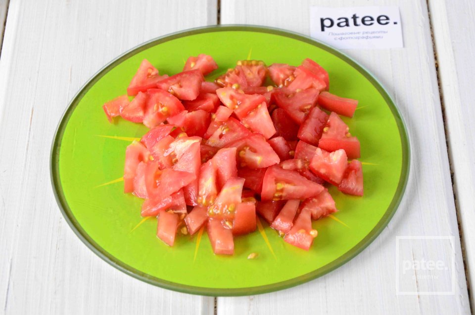 Овощной салат с травами - Шаг 3