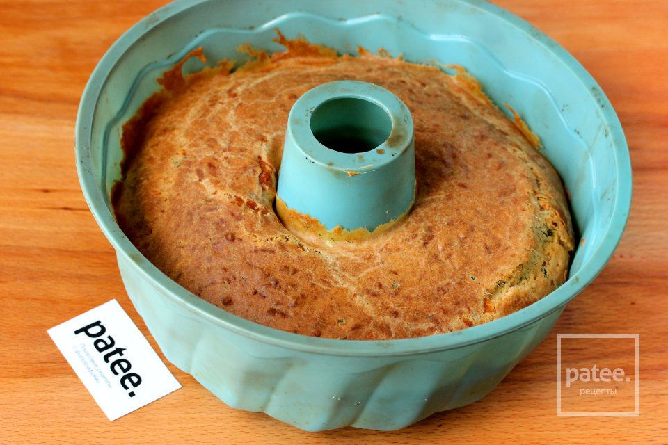 Сырный кекс с укропом - Шаг 12