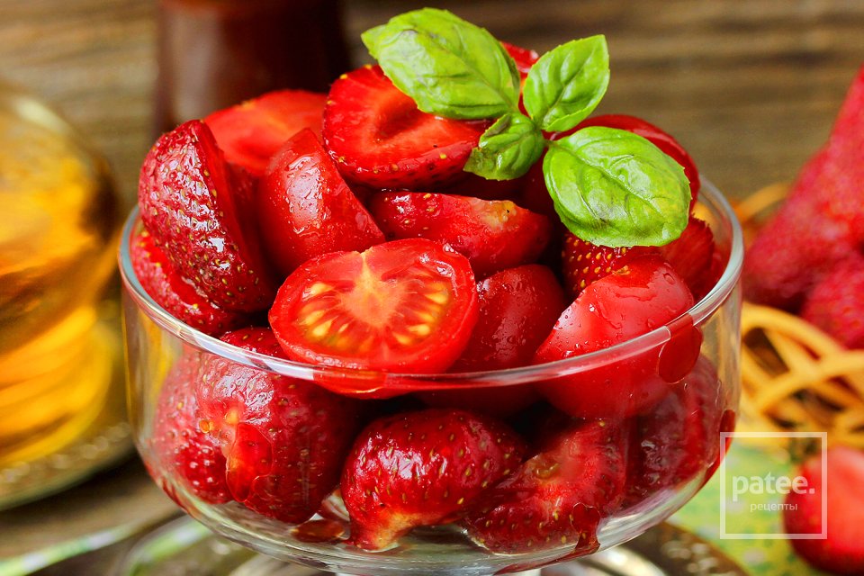 Салат из клубники и помидоров черри - Шаг 13