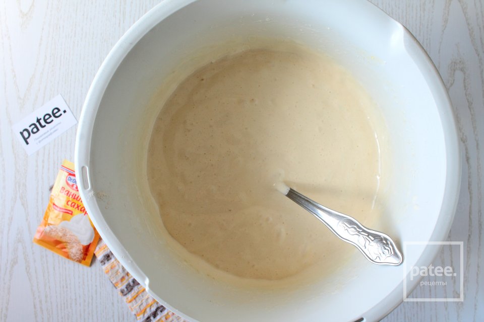 Бисквит с грушами в мультиварке - Шаг 5