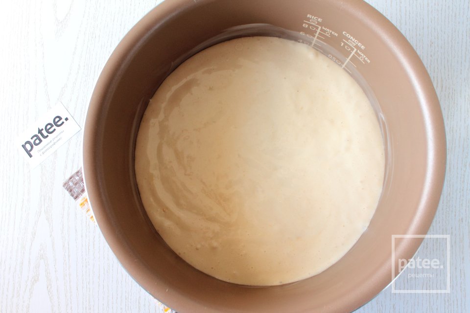 Бисквит с грушами в мультиварке - Шаг 8