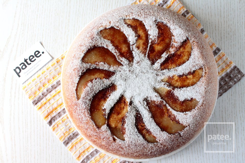 Бисквит с грушами в мультиварке - Шаг 10