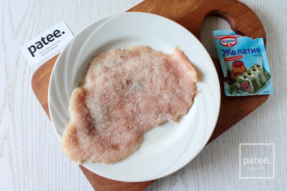 Закусочный куриный рулет Тандем - Шаг 8