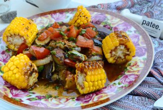 Овощи в пикантной заправке