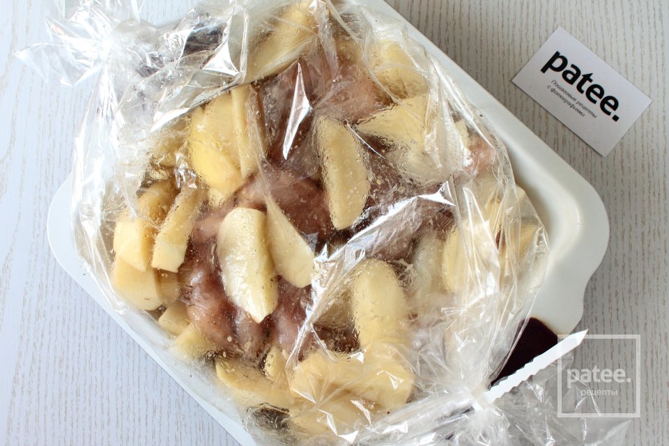 Картофель запеченный с курицей - Шаг 9