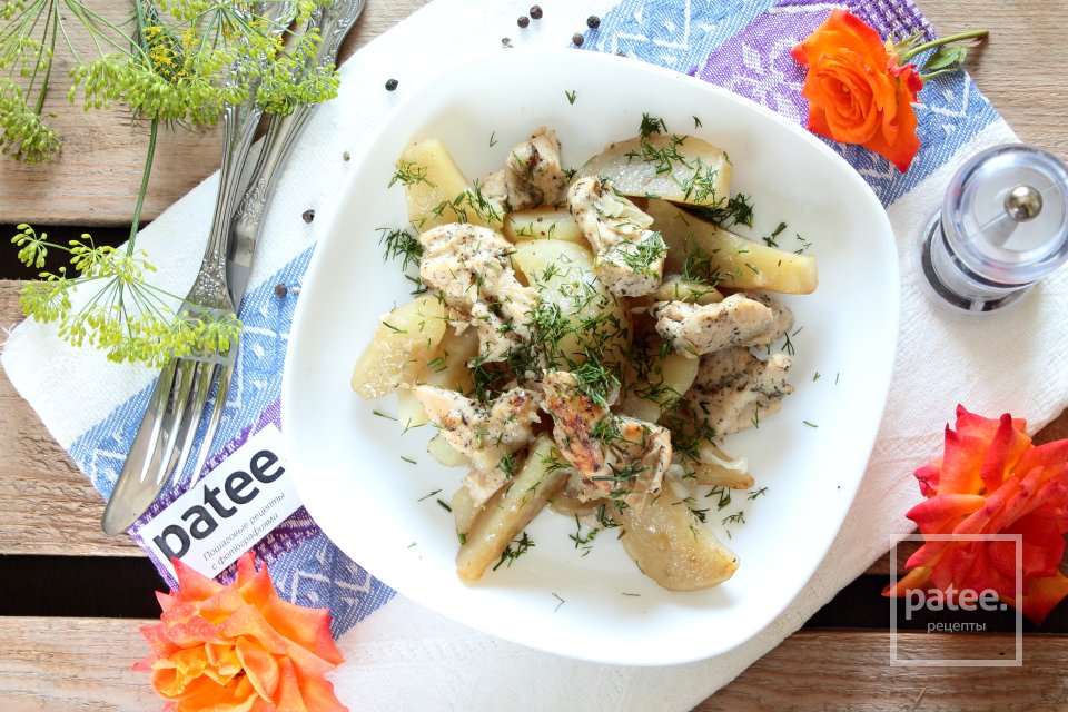 Картофель запеченный с курицей - Шаг 11