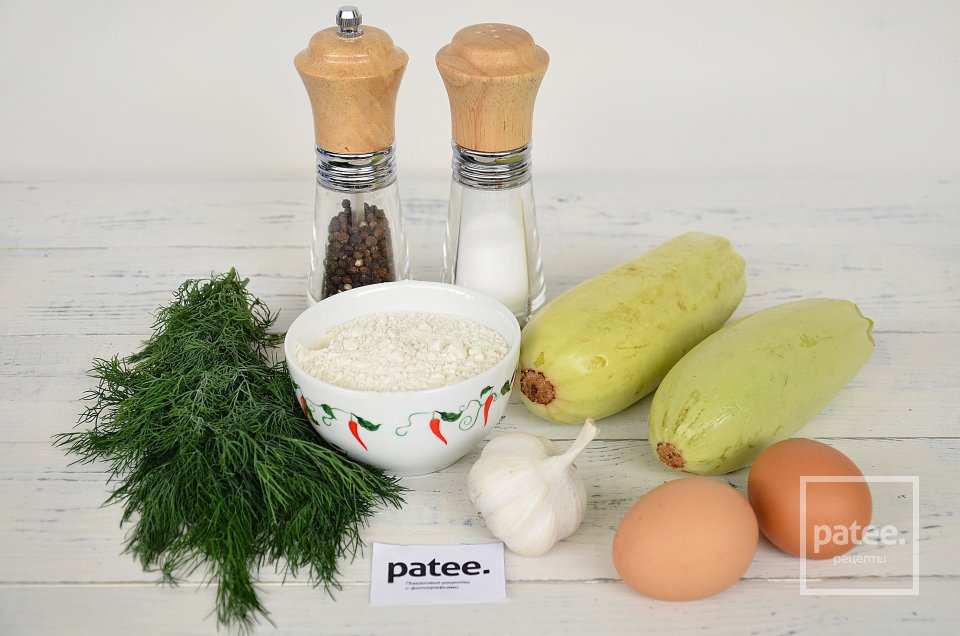 Кабачковые оладьи - Шаг 1