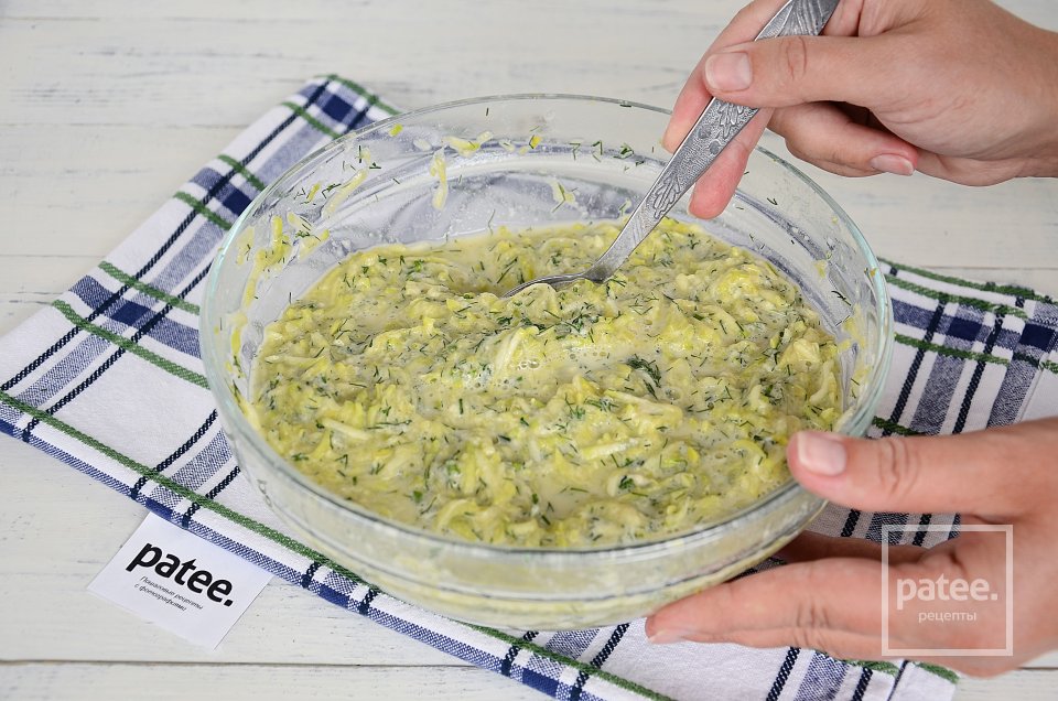 Кабачковые оладьи - Шаг 9