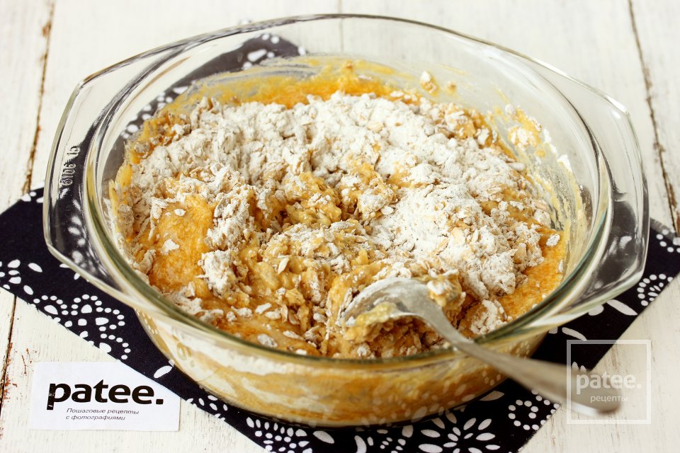 Тыквенно-овсяное печенье с семечками - Шаг 8