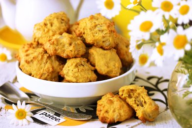Рецепт Тыквенно-овсяное печенье с семечками
