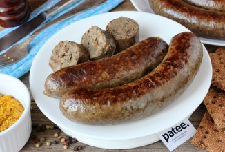 Печёночная колбаса с гречкой