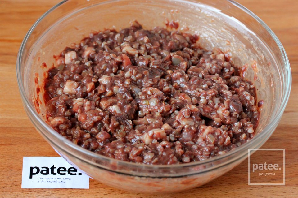 Печёночная колбаса с гречкой - Шаг 9