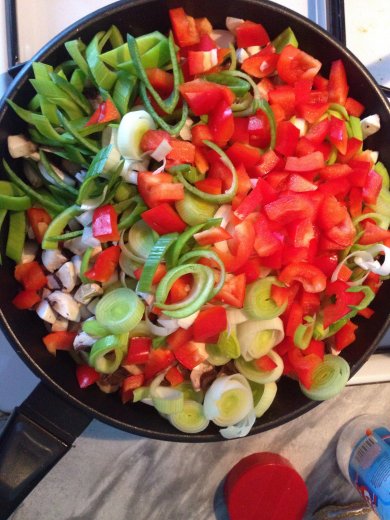 Курица с овощами. - Шаг 8