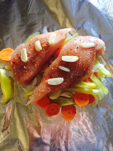 Куриная грудка в фольге - Шаг 5