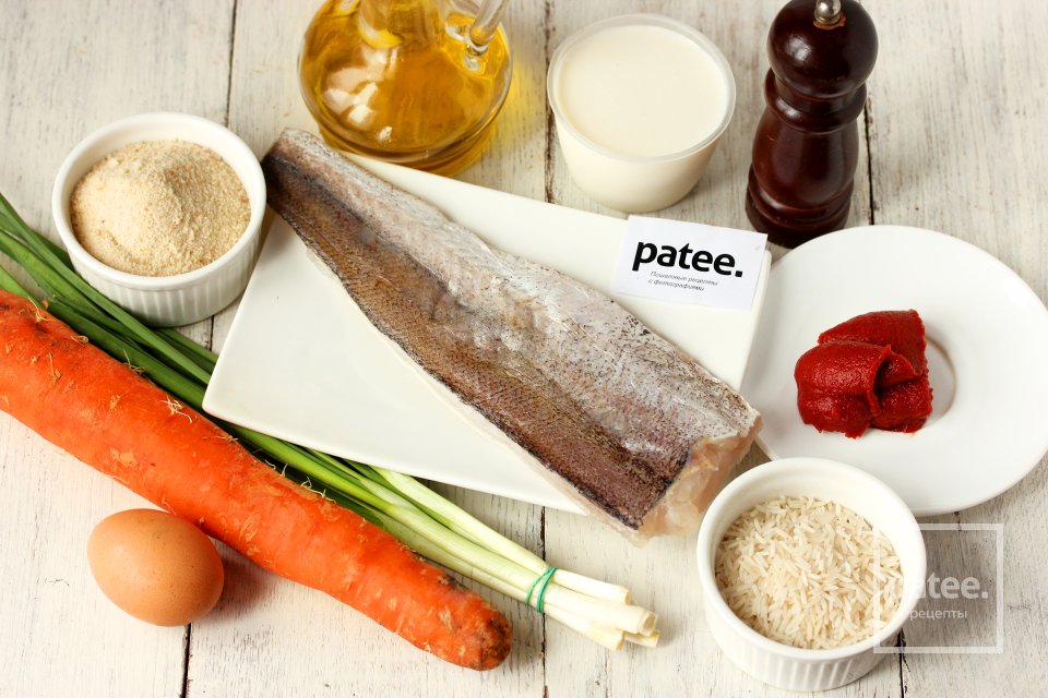 Тефтели из хека в соусе - Шаг 1