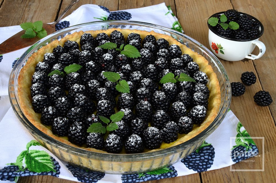 Тарт с ежевикой и заварным кремом - Шаг 17