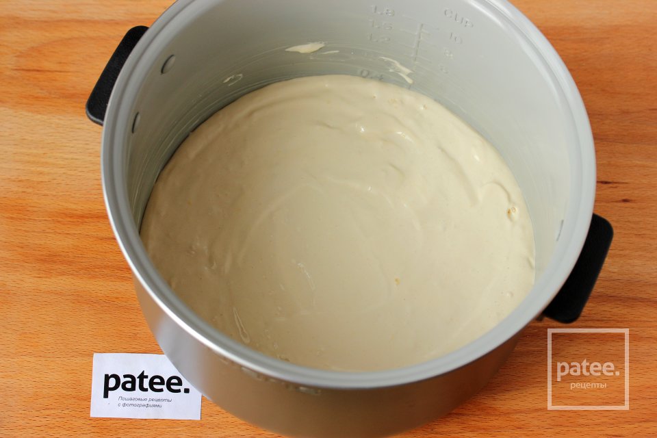 Бисквитный торт с кремом в мультиварке - Шаг 6