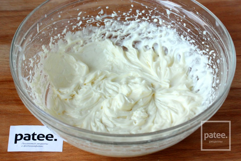 Бисквитный торт с кремом в мультиварке - Шаг 9