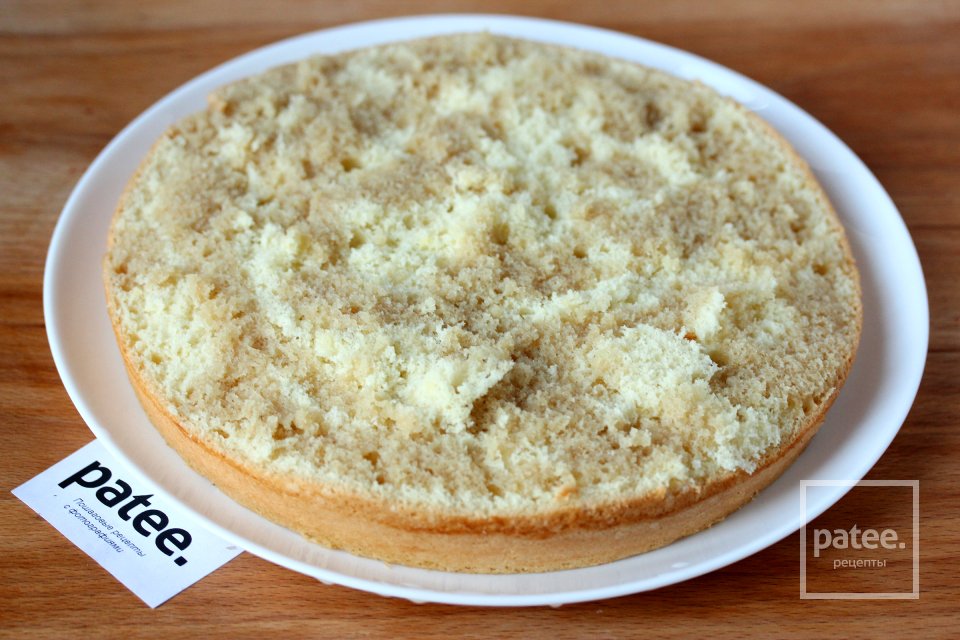 Бисквитный торт с кремом в мультиварке - Шаг 11