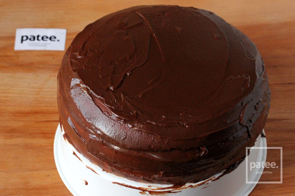 Бисквитный торт с кремом в мультиварке - Шаг 18