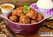 Фрикадельки с копчёной грудинкой и базиликом