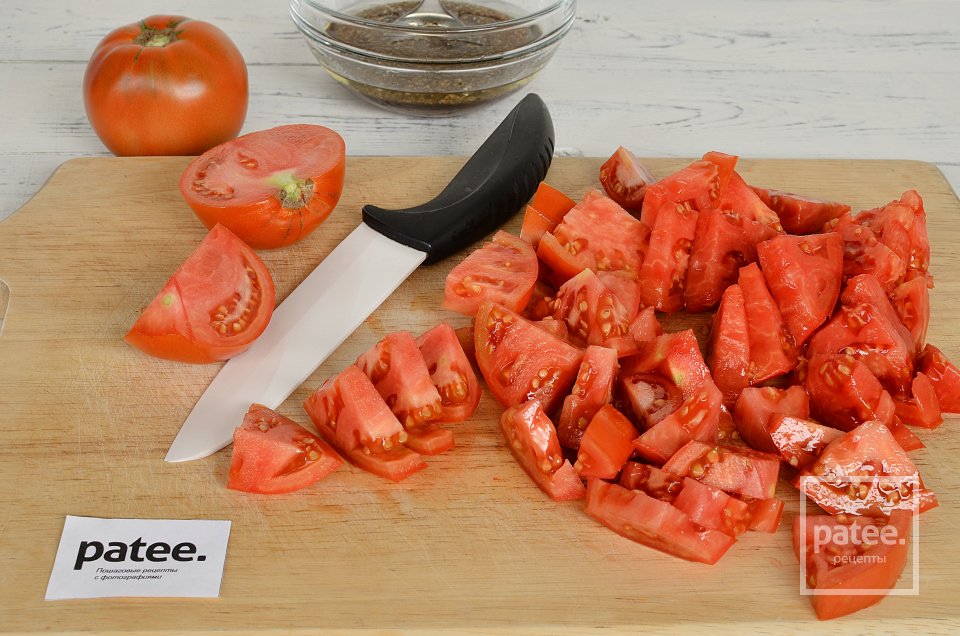 Салат из помидор в пикантном маринаде - Шаг 10