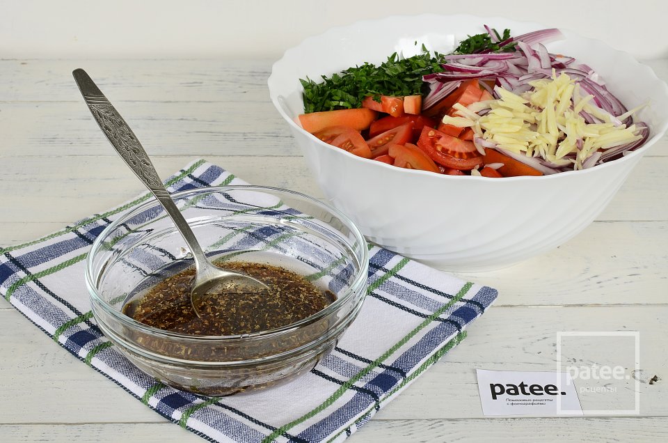 Салат из помидор в пикантном маринаде - Шаг 11