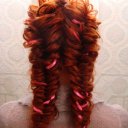 Двойная коса колосок с лентой.Рыбий хвос